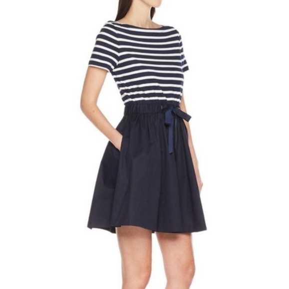 kate spade Dresses & Skirts - Kate Spade navy striped nautical dress NWOT